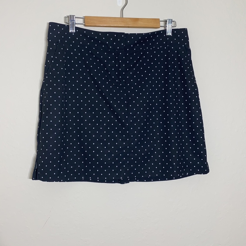 IZOD Golf Skort Black Polka Dots